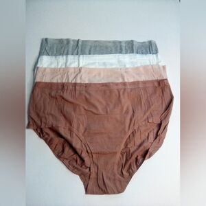 Set of 4 Women's Dealworthy Panties in Neutral Tones, NWOT